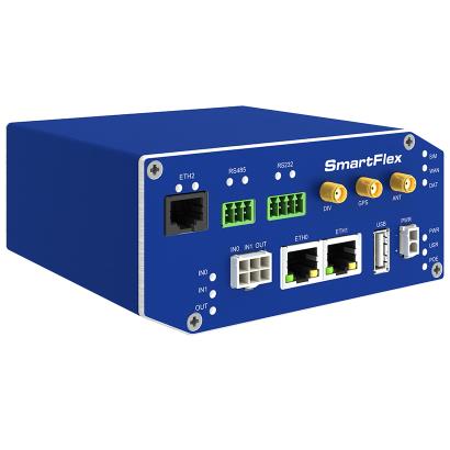 SmartFlex, EMEA/LATAM/APAC, 3× ETH, 1× RS232, 1× RS485, PoE PSE, Metal, No ACC